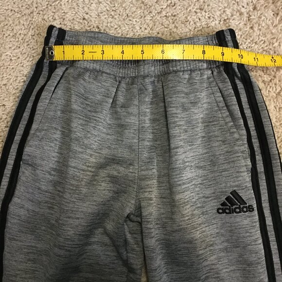 Adidas Boys Side Striped Track Pants Joggers - Picture 10 of 14